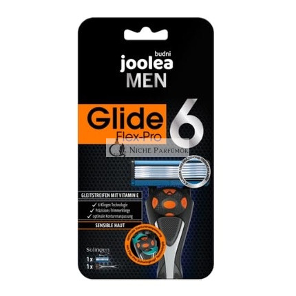 Joolea Pánsky Glide Flex-Pro 6 Holiaci strojček na citlivú pleť s náhradnou kazetou
