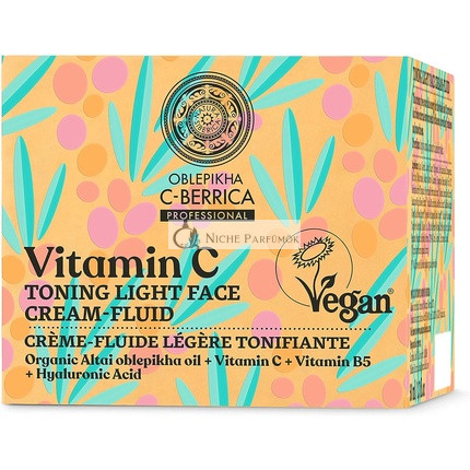 Natura Siberica Oblepikha bobuľový ľahký tónovací krém s vitamínom C, 50ml