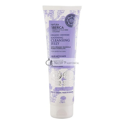 Natura Siberica Bio-certifikovaný upokojujúci čistiaci gél na citlivú pleť, 140ml