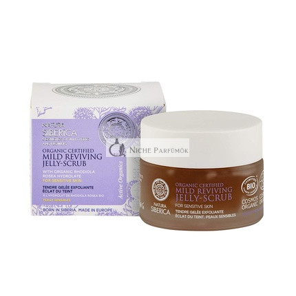 Natura Siberica Bio-Certifikovaný Jemný Revitalizačný Gélový Peeling na Citlivú Pokožku, 50ml