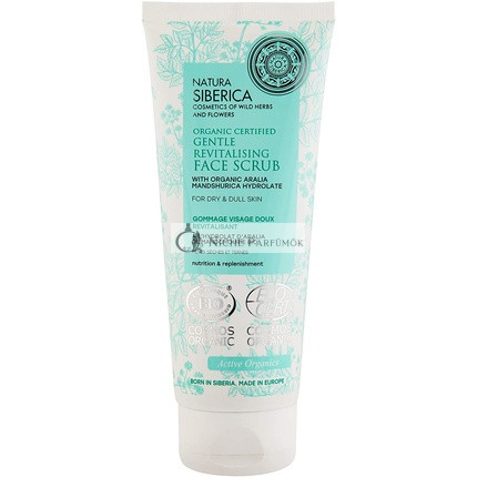 Natura Siberica Organické Certifikované Jemné Revitalizačné Peeling na Tvár pre Suchú a Matnú Pokožku