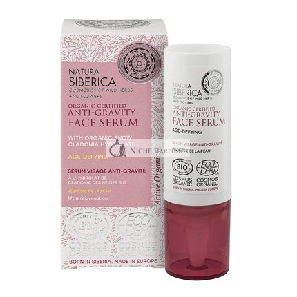Natura Siberica Bio-Certifikované Anti-Gravitácia Pleťové Sérum, 15ml