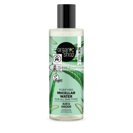 Organic Shop Čistiaca Micelárna Voda s Avokádom a Aloe, 150ml