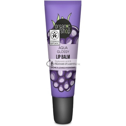 Organic Shop Aqua Lesklý Balzam na Pery Hyaluronová Terapia 10ml