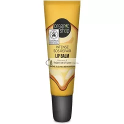   Organický balzam na pery SOS Repair s kolagénovým vyplňovačom, včelím voskom a shea maslom, 10ml