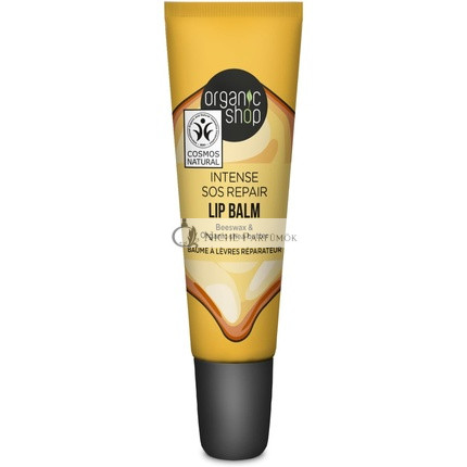 Organický balzam na pery SOS Repair s kolagénovým vyplňovačom, včelím voskom a shea maslom, 10ml