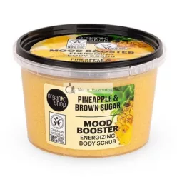   Organic Shop Mood Booster Ananás Energizujúci Telový Peeling 250ml