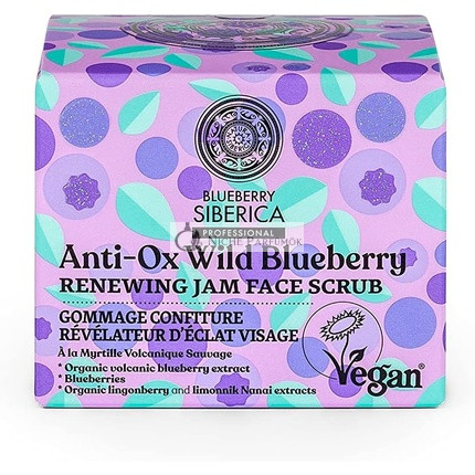 Natura Siberica Anti-OX Divoká čučoriedka Obnovujúci peeling na tvár