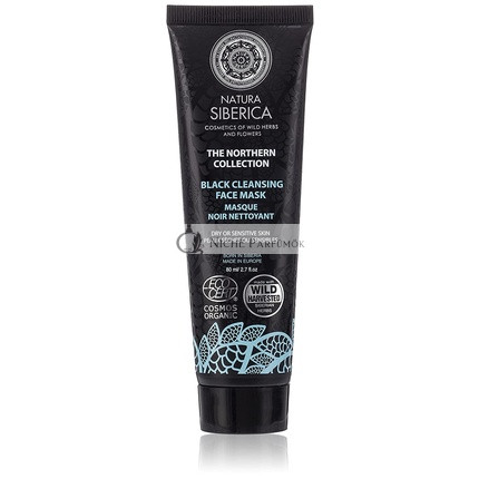Natura Siberica Severá Čierna Čistiaca Maska na Tvár, 80ml