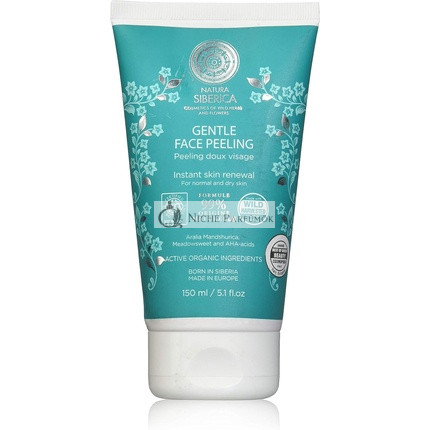 Natura Siberica Jemný Peeling na Tvár pre Normálnu a Suchú Pokožku