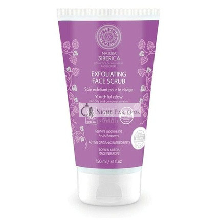 Natura Siberica Scrub na tvár Omladzujúce žiarenie - 150 ml