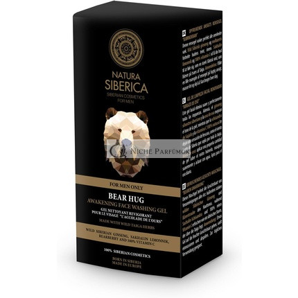 Natura Siberica Bear Hug Prebudzujúci Gél na Umývanie Tváre pre Mužov, 150ml
