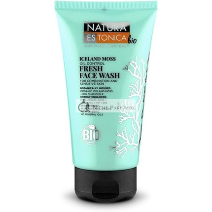 Natura Estonica Bio Čerstvý čistiaci gél na tvár pre kombinovanú a citlivú pleť, 150ml