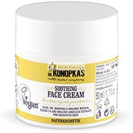 Dr. Konopka Upokojujúci Pleťový Krém, 50ml