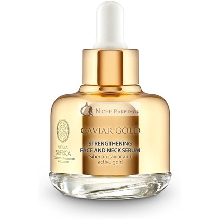 Natura Siberica Kaviár Gold Posilňujúce Sérum na Tvár a Krk, 30ml