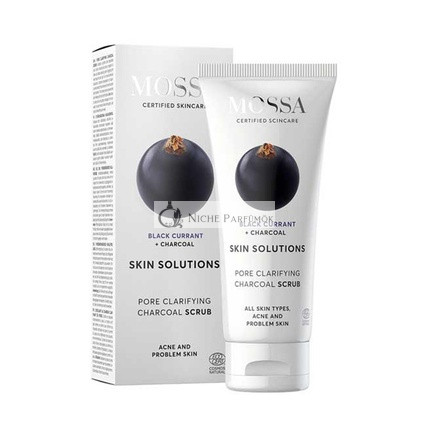 Mossa Riešenia pleti Exfoliačný čistiaci čierny ríbezľ 60ml