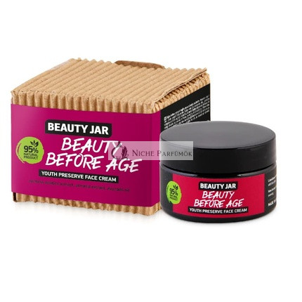 Beauty Jar Beauty Before Age Krém na Tvár s Centella Asiatica, Kvetinovým Extraktom Acmella a Avokádovým Olejom, 60ml