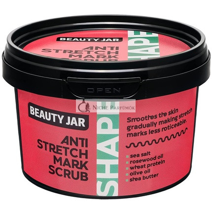 Beauty Jar Tvar Anti-Striá Masážny Scrub, 400g