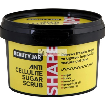 Beauty Jar SHAPE Anti-celulitídový cukrový peeling, 250g