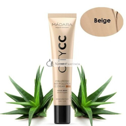 Madara Bio Hyalurónový Anti-Pollution CC Krém SPF15 Béžový 40ml