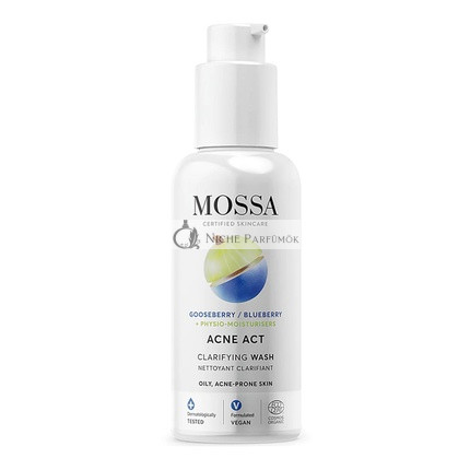 MOSSA Acne Act Gél Čistiaci Prostriedok, 140 ml
