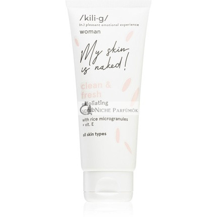 Kilig Clean & Fresh Exfoliačný Čistiaci Prostriedok na Tvár s Vitamínom E - 75 ml