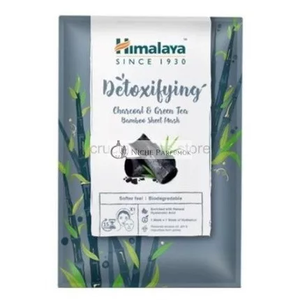Himalaya Detoxikačná maska na tkanine s aktívnym uhlím a zeleným čajom 30ml