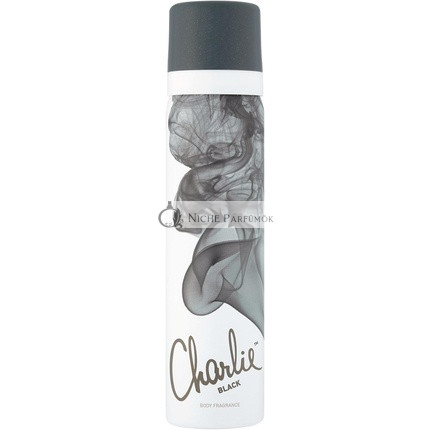 Revlon Charlie Black deospray pre ženy 75 ml
