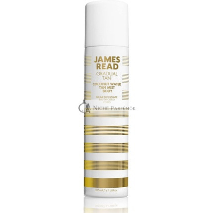 James Read Kokosová Voda Misting Telový Postupný Samoopaľovací Hydratačný Sprej 200ml