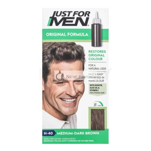 Just For Men Shampoo-in Haircolour farebný šampon pre mužov H40 Medium Dark Brown 66 ml