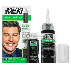   Just For Men Autostop Hair Colour farebný šampon pre mužov H45 Dark Brown Black 35 g