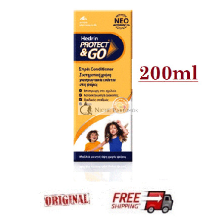 Nový Hedrin Protect & Go Sprej na ochranu proti všiam 100% prírodný, 200 ml