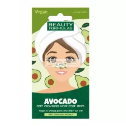   Beauty Formulas Avokádové hlboké čistiace nosné náplasti - 6 kusov