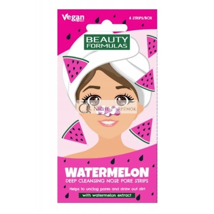 Beauty Formulas Hĺbkovo čistiace nosové pásiky - 6 kusov