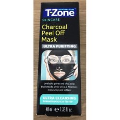 Nová T-Zone Čierna Uhľová Peelingová Maska 40ml