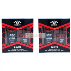   Umbro Power Darčeková sada Eau De Toilette 20ml + Sprchový gél 60ml