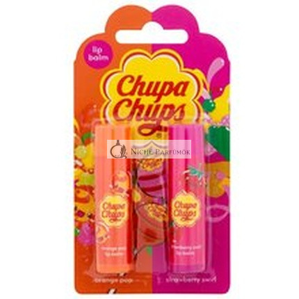 Chupa Chups Balzam na pery Duo Set 2 - Darčeková Sada