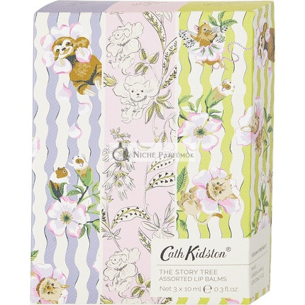 Cath Kidston Príbeh Strom Ajakový Balzam Trio 3 x 10ml, 30ml
