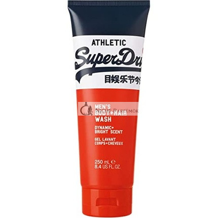 Superdry Athletic Pánsky Telový + Vlasy Umývací Prostriedok, 250 ml