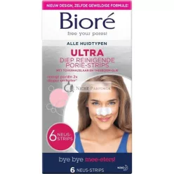 Biore 6 Ultra-Cistiace Pórové Pásky