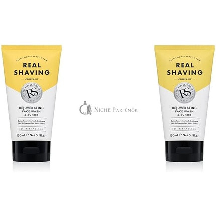The Real Shaving Company Omladzujúci Čistič a Scrub 180g