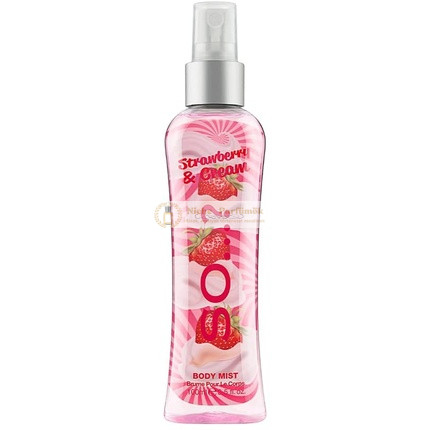 So...? Jahoda a smotana telový sprej pre ženy, 100ml