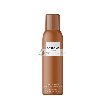 Bespoke Pánsky Sweet Spice a Sandalwood Telový Sprej 150 ml