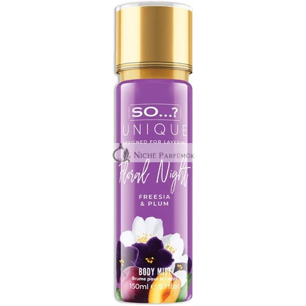 So...? Unikátne Dámske Kvetinové Telové Sprej 150ml