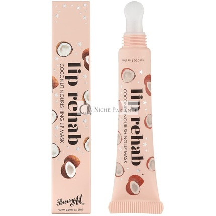 Barry M Lip Rehab Výživná maska na pery s kokosovou príchuťou priehľadná