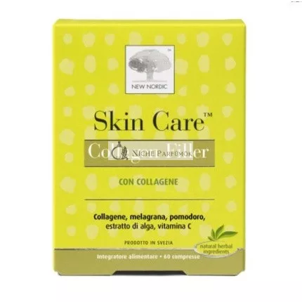Nový Nordic Starostlivosť o pleť Kolagénový plnivo 60 tabliet