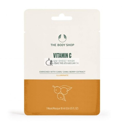 The Body Shop Vitamin C Glow Sheet Mask s extraktom z Camu Camu