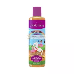   Childs Farm Šampón na Vlasy a Telo s Černicou a Bio Jablkovým Extraktom