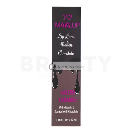 I Heart Revolution Lip Lava Molten Chocolate tekutý rúž Salted Caramel 12 ml