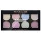 Makeup Revolution Ultra Strobe Balm Palette Cream Highlighter rozjasňovač 12 g